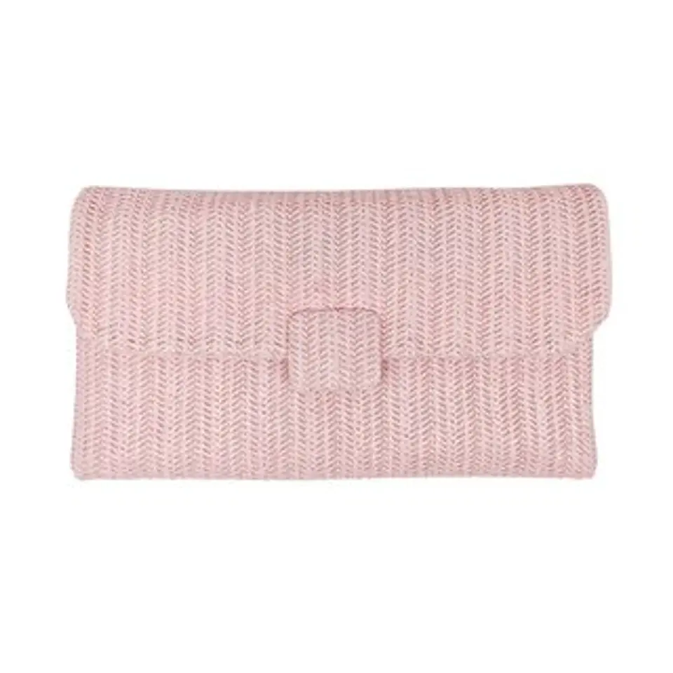 Pochette en raphia naturel tressage artisanal bohème chic 1