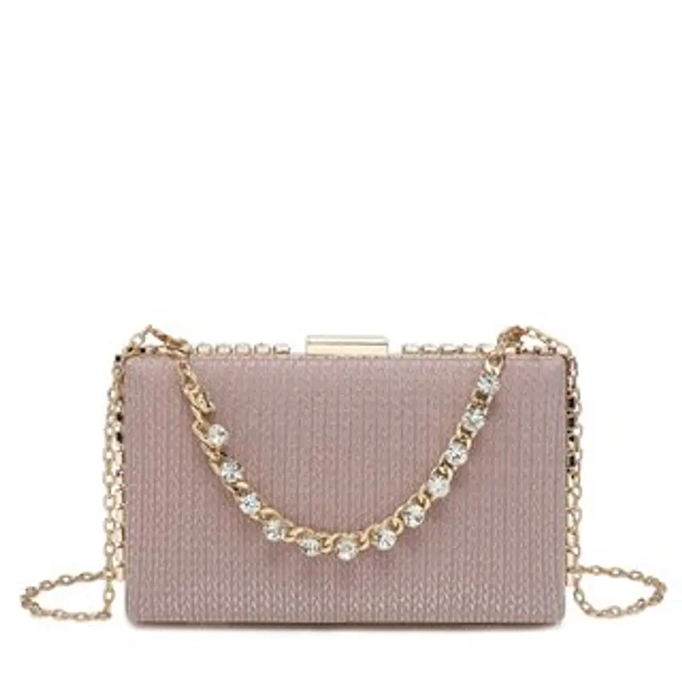 Sac banane de fête avec chaîne en pierres précieuses luxe 1
