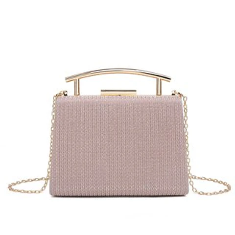 Sac banane de fête avec poignée supérieure maroquinère chic