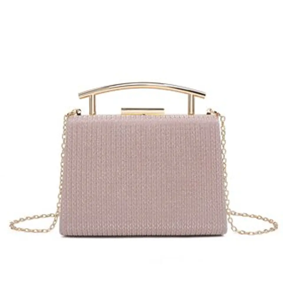 Sac banane de fête avec poignée supérieure maroquinère chic 1