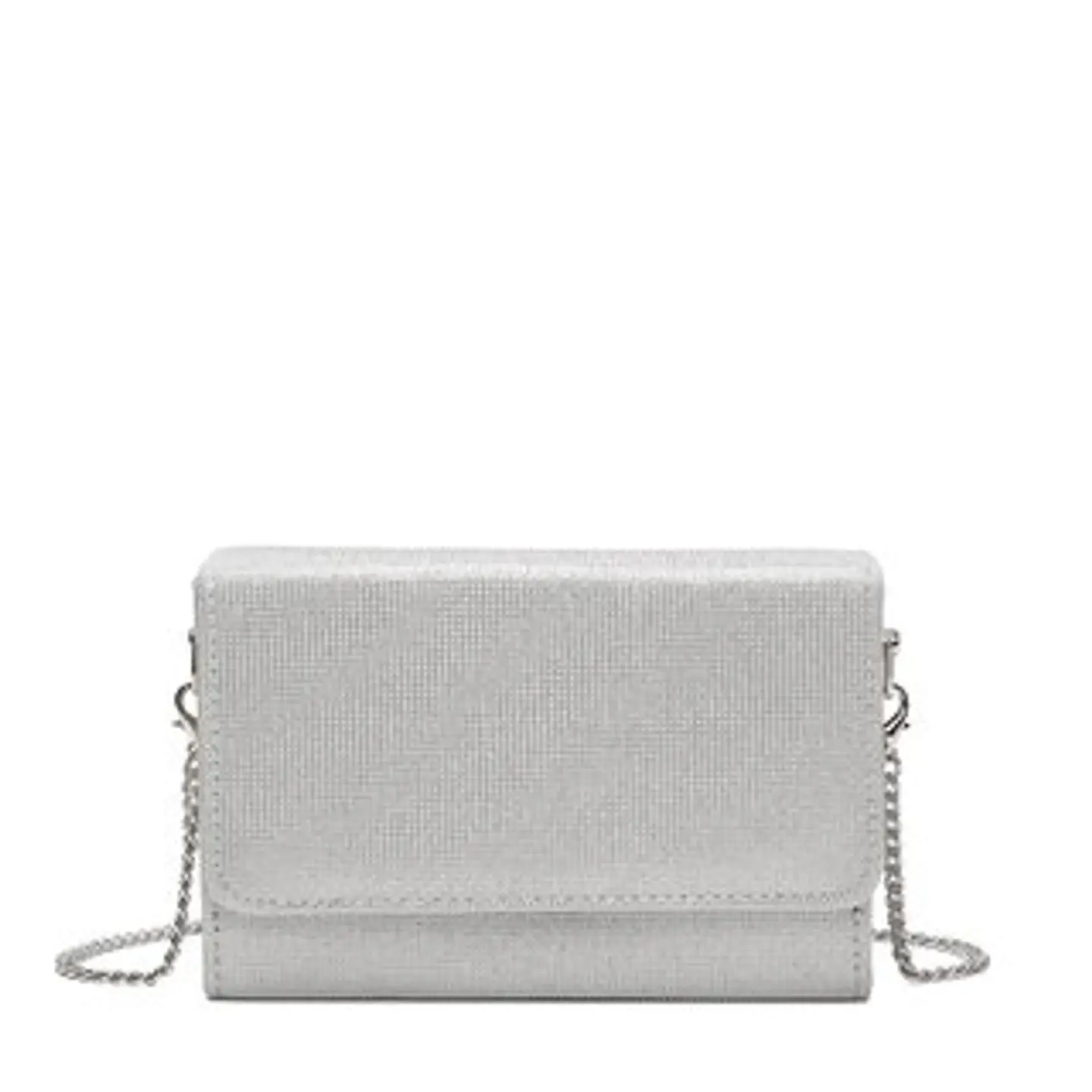 Pochette femme cristaux brillants finitions haute maroquinerie de luxe 1