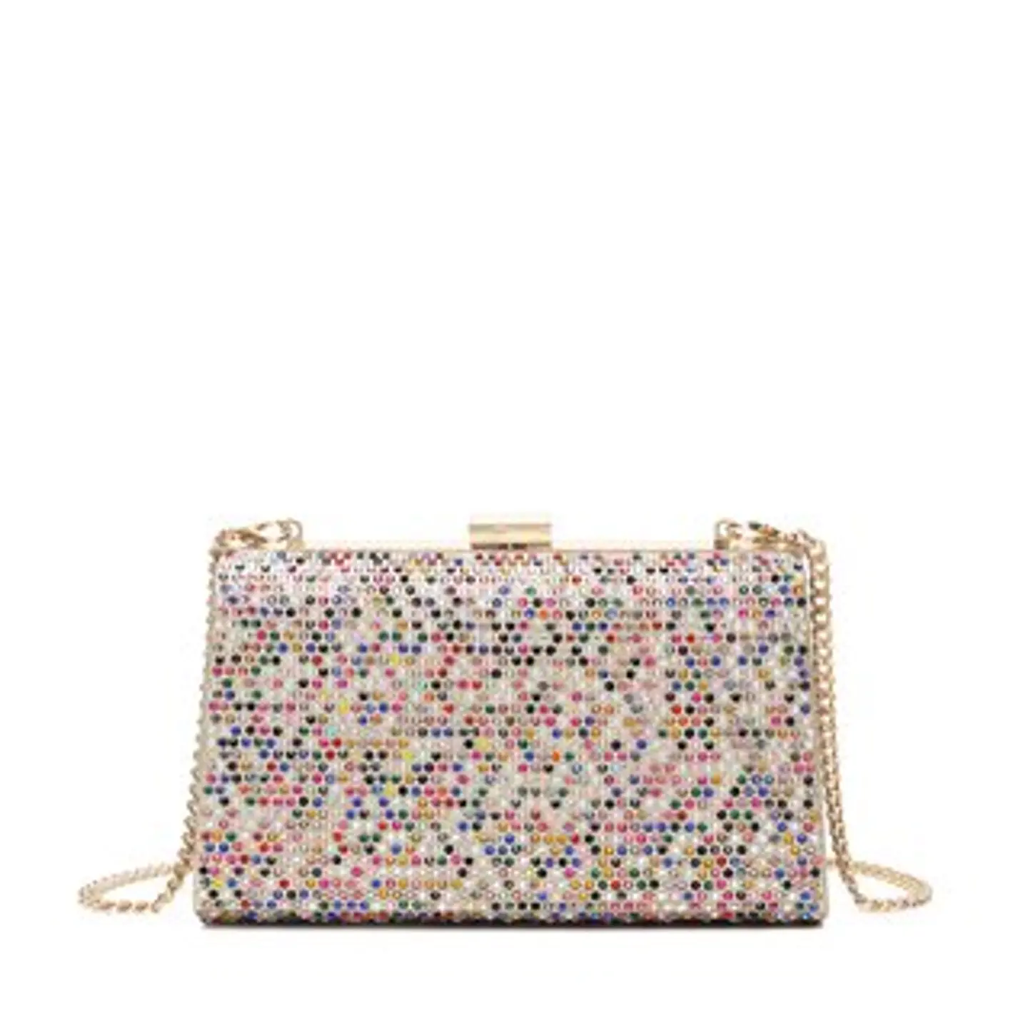 Pochette soirée strass silhouette rigide minaudière haut de gamme 1