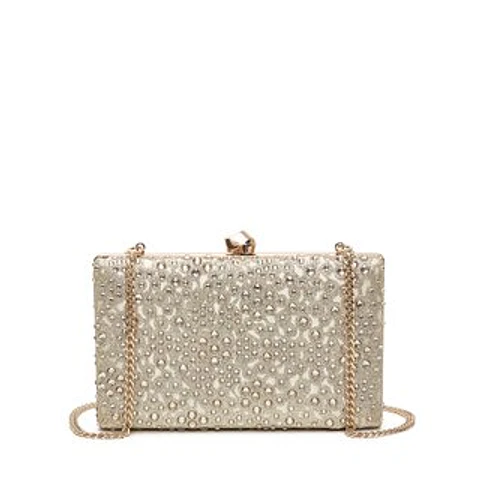 Pochette chic strass velours doux toucher cosy réconfortant