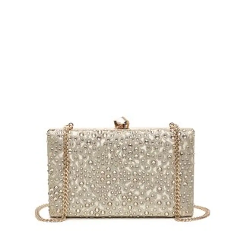 Pochette chic strass velours doux toucher cosy réconfortant 1