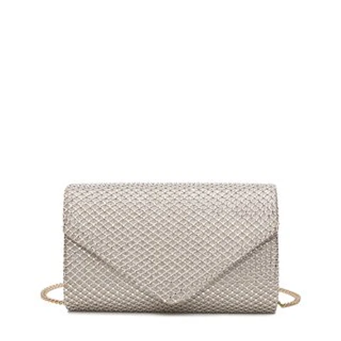 Pochette urbaine paillettes format plat compact léger pour cocktail