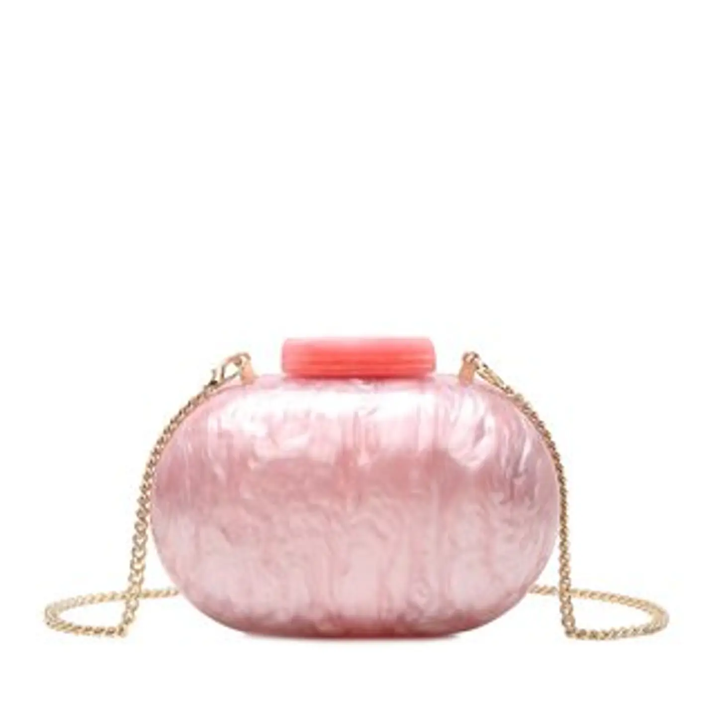 Pochette acrylique noire géométrique fermoir magnétique sécurité pro 1