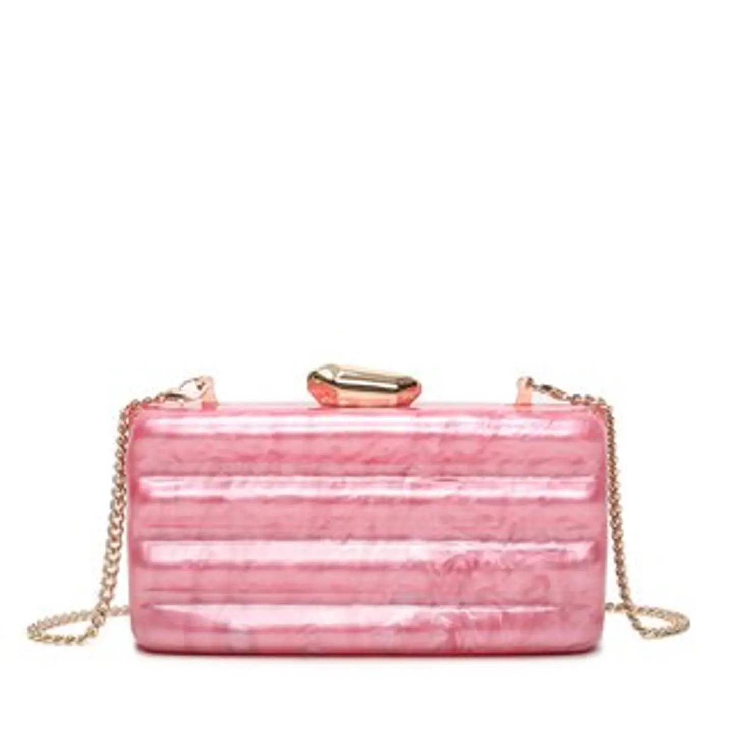 Pochette acrylique bicolore impact graphique moderne bureau et cocktail 1