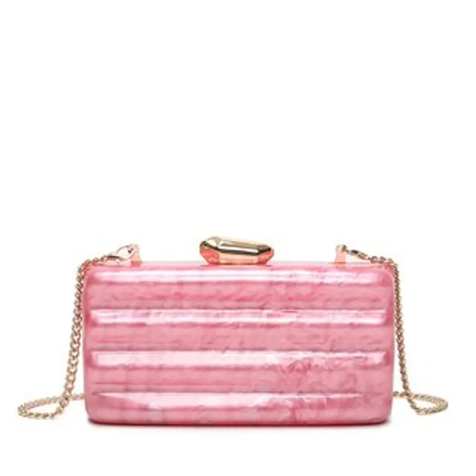 Pochette acrylique bicolore impact graphique moderne bureau et cocktail 1