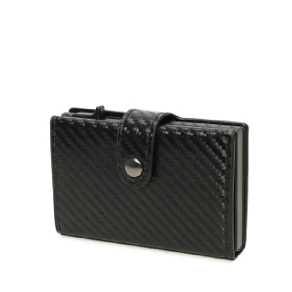 Porte cartes homme cuir véritable marron terracota patine naturelle 1