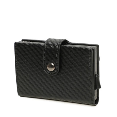 Porte cartes homme cuir nappa texture ultra douce noir