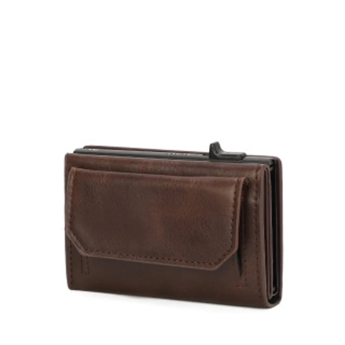Porte cartes homme cuir vintage aspect vieilli caractère unique 1