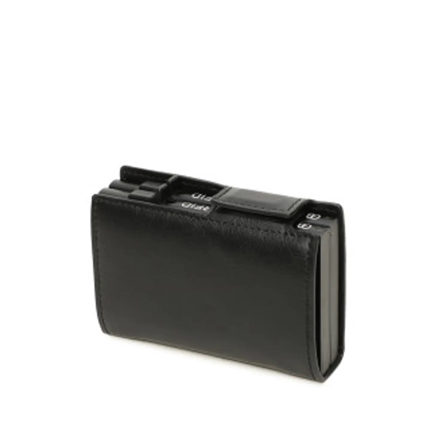 Porte cartes homme minimaliste lignes pures sobriété de luxe elegante 1