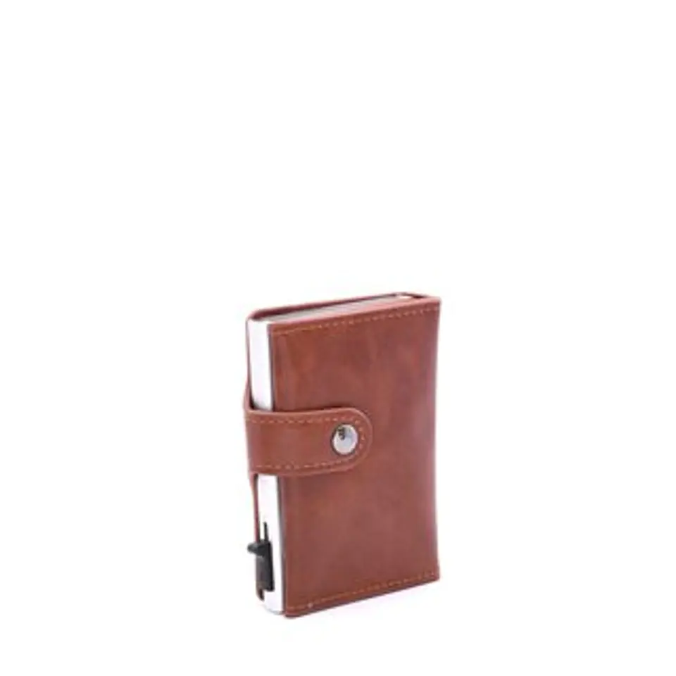 Porte cartes simple fermeture bouton pression format compact utile 1