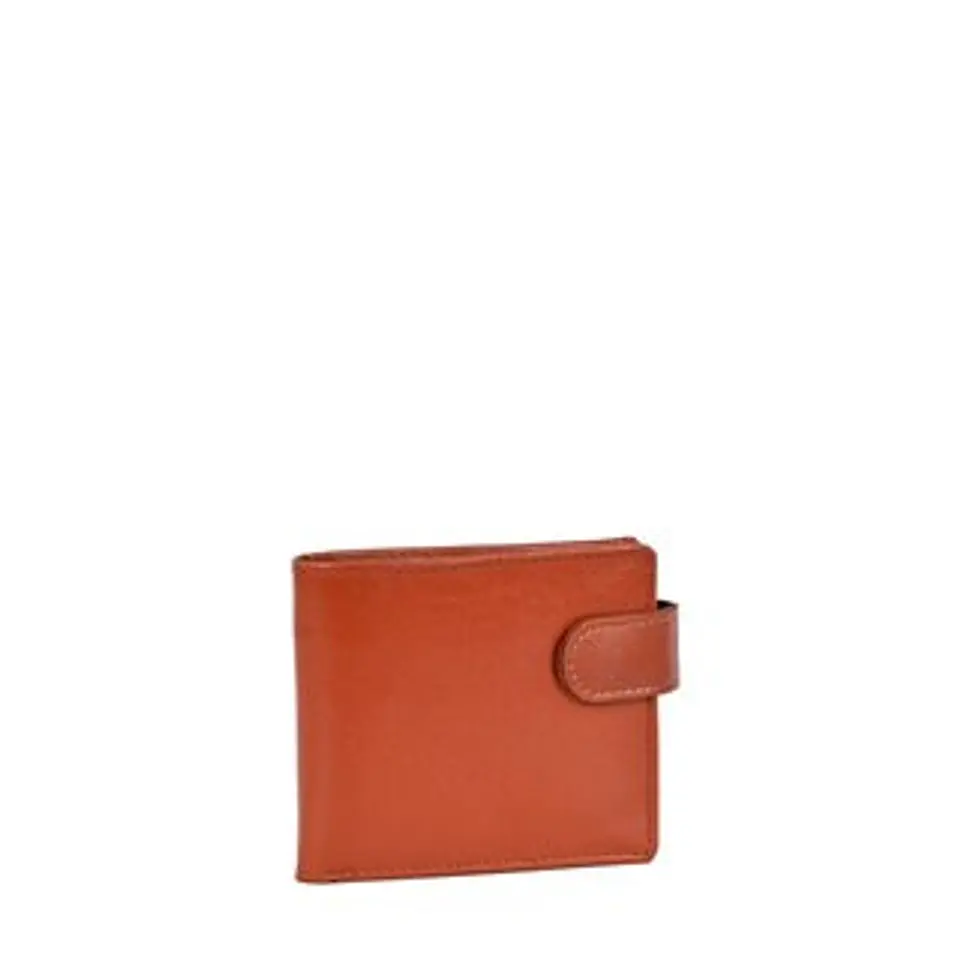 Portefeuille homme bouton pression discret cuir robuste 1