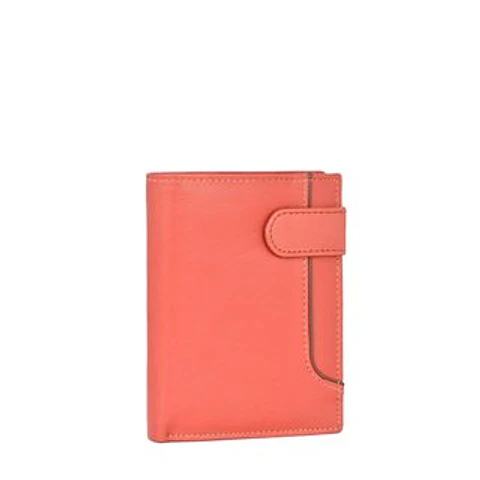 Portefeuille cuir homme bouton magnétique accès rapide