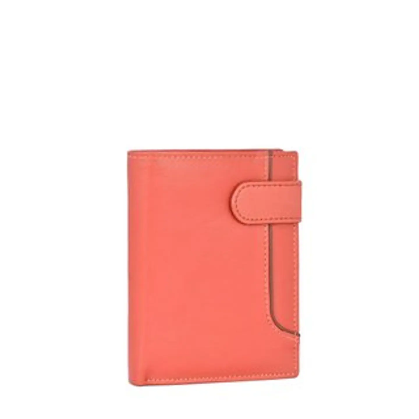 Portefeuille cuir homme bouton magnétique accès rapide 1