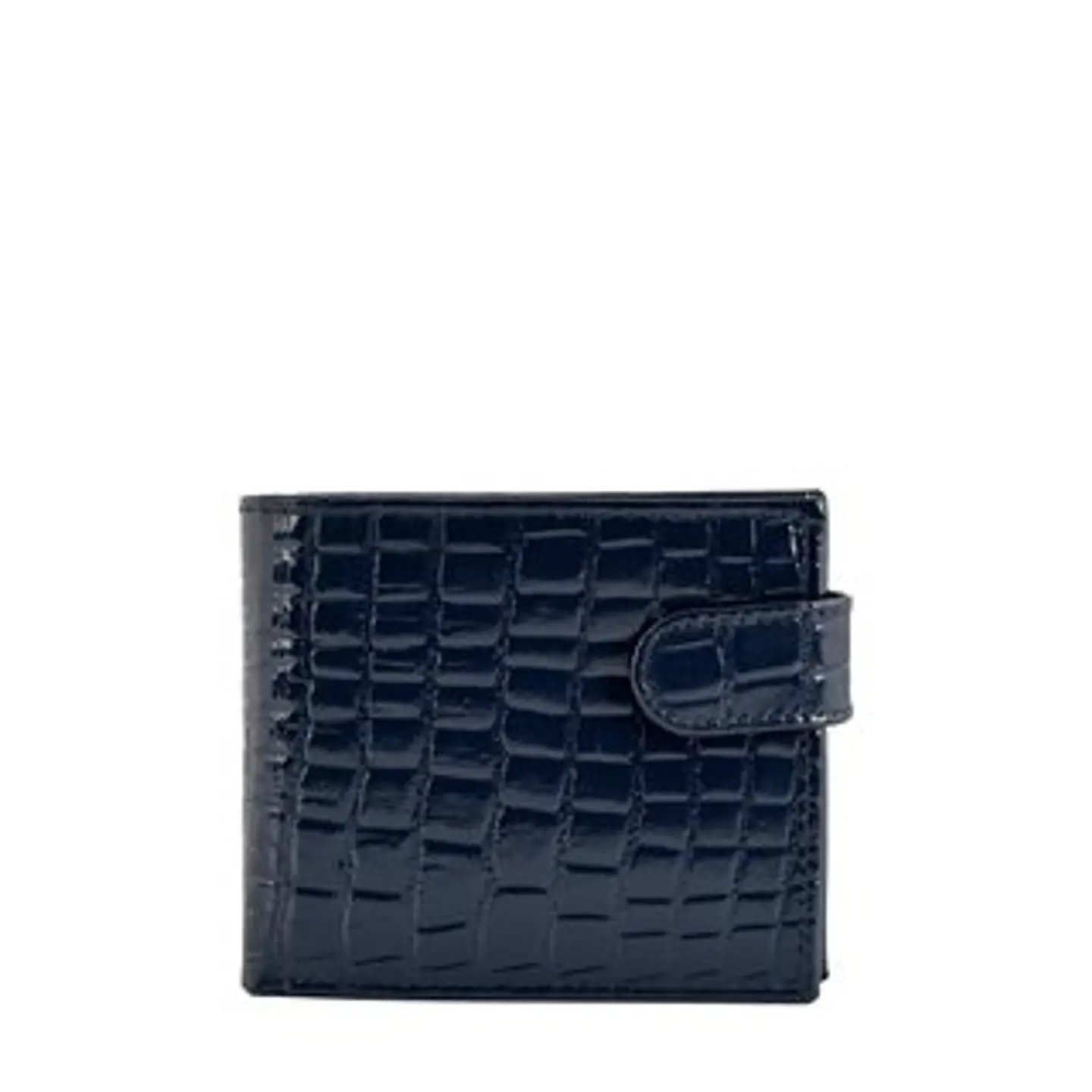 Portefeuille homme cuir brillant reflets glacés élégants 1