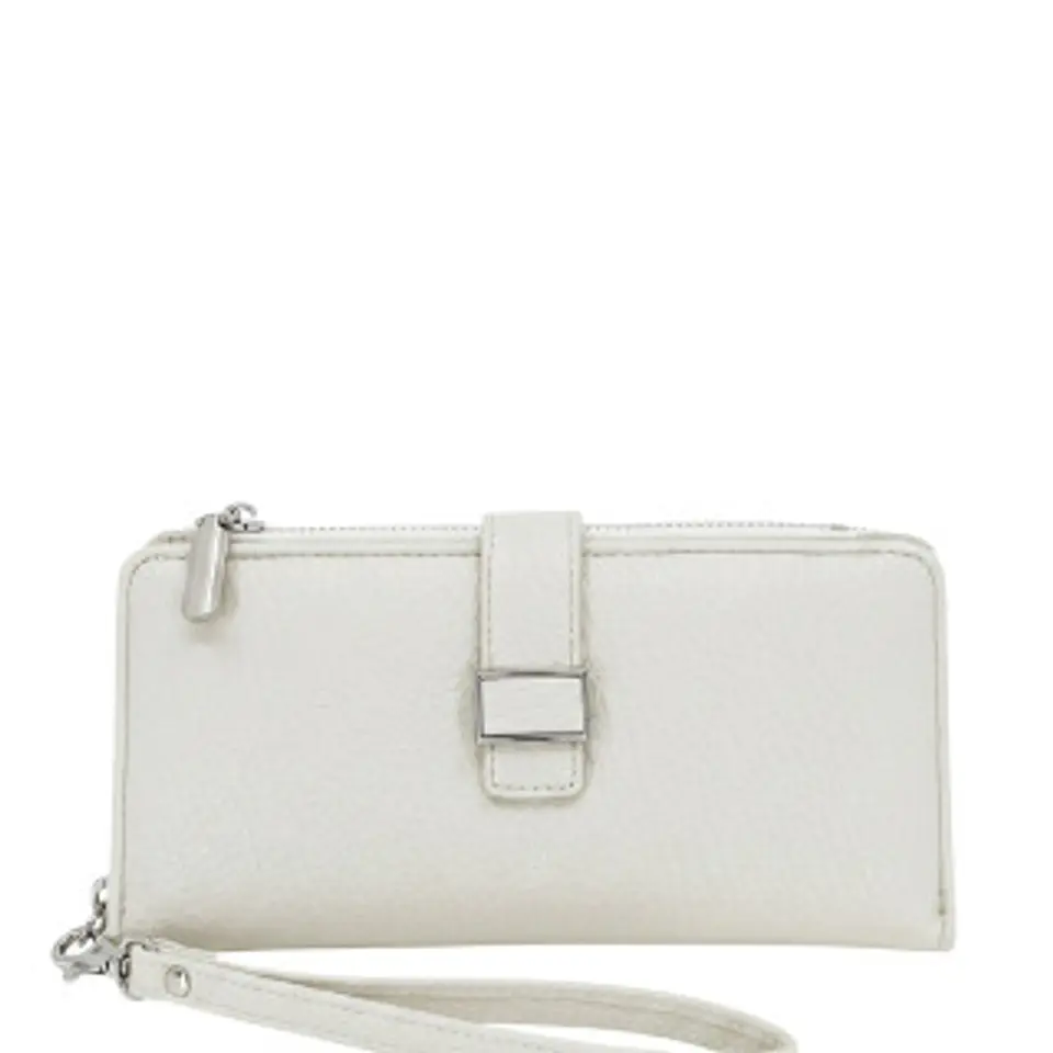 Portefeuille femme détails dorés étincelants style glamour 1