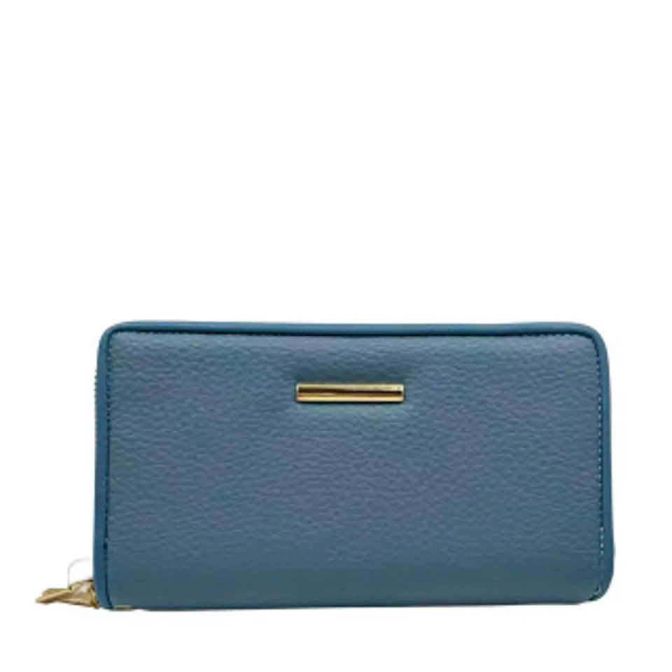 Portefeuille femme compartiments intelligents fentes cartes fonctionnelles 1