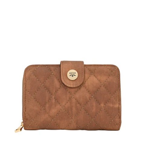Portefeuille femme Eslee compartiment monnaie double fermeture