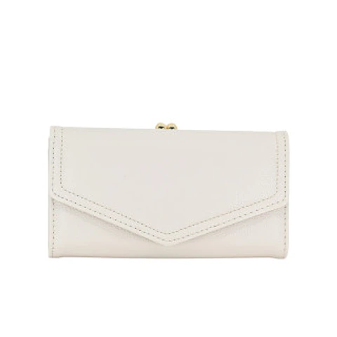 Portefeuille femme fermoir grand père rétro clic clac vintage