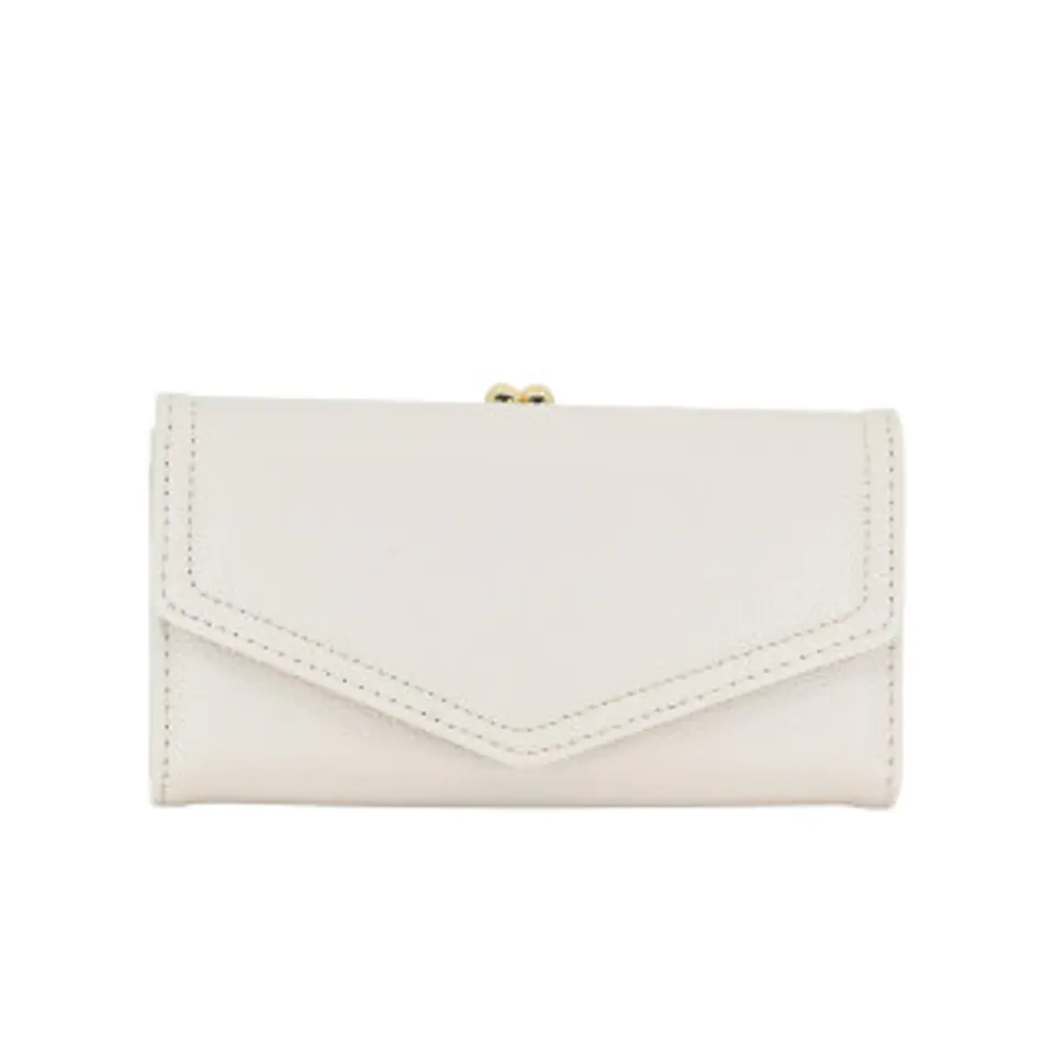 Portefeuille femme fermoir grand père rétro clic clac vintage 1