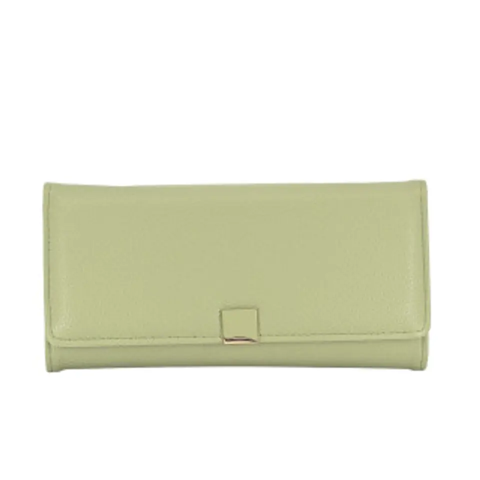 Grand portefeuille femme compagnon voyage cuir synthétique premium 1