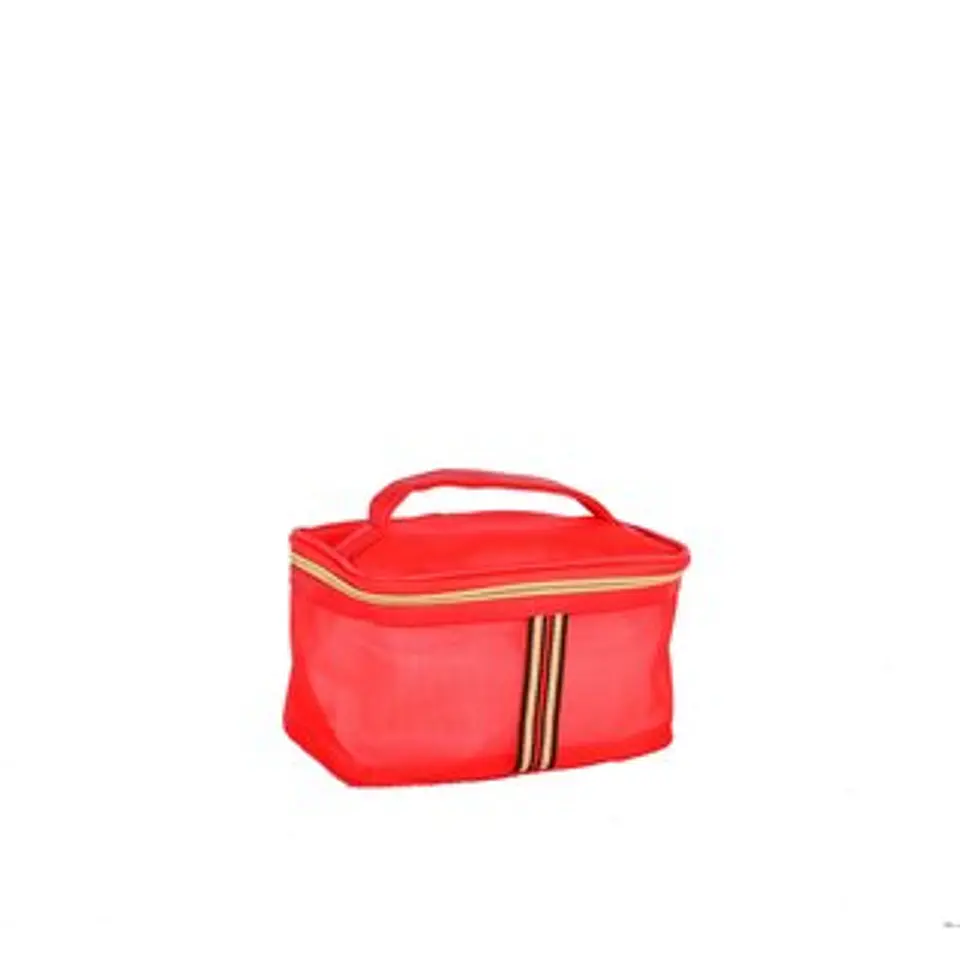 Trousse de toilette rectangulaire basique nylon étanche grand format 1