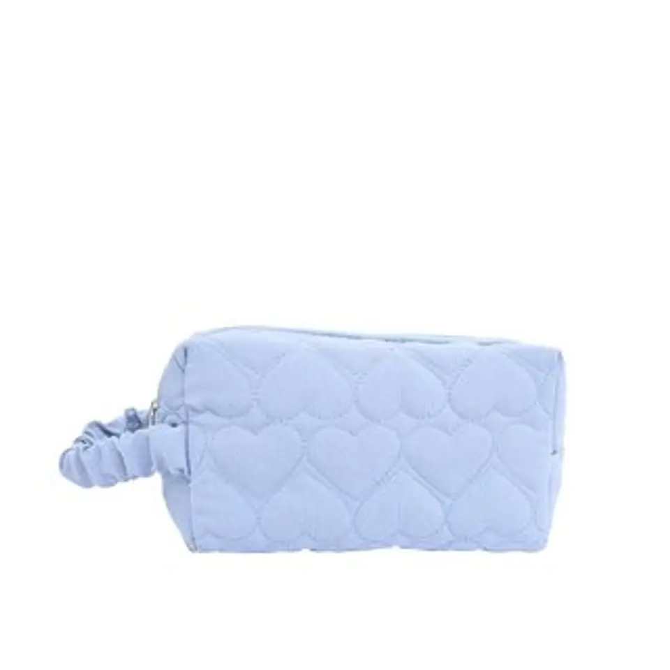 Trousse de toilette à motif c?ur rouge détails soignés glamour 1