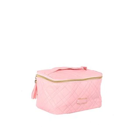Trousse de toilette rectangulaire avec motif chevrons texture durable