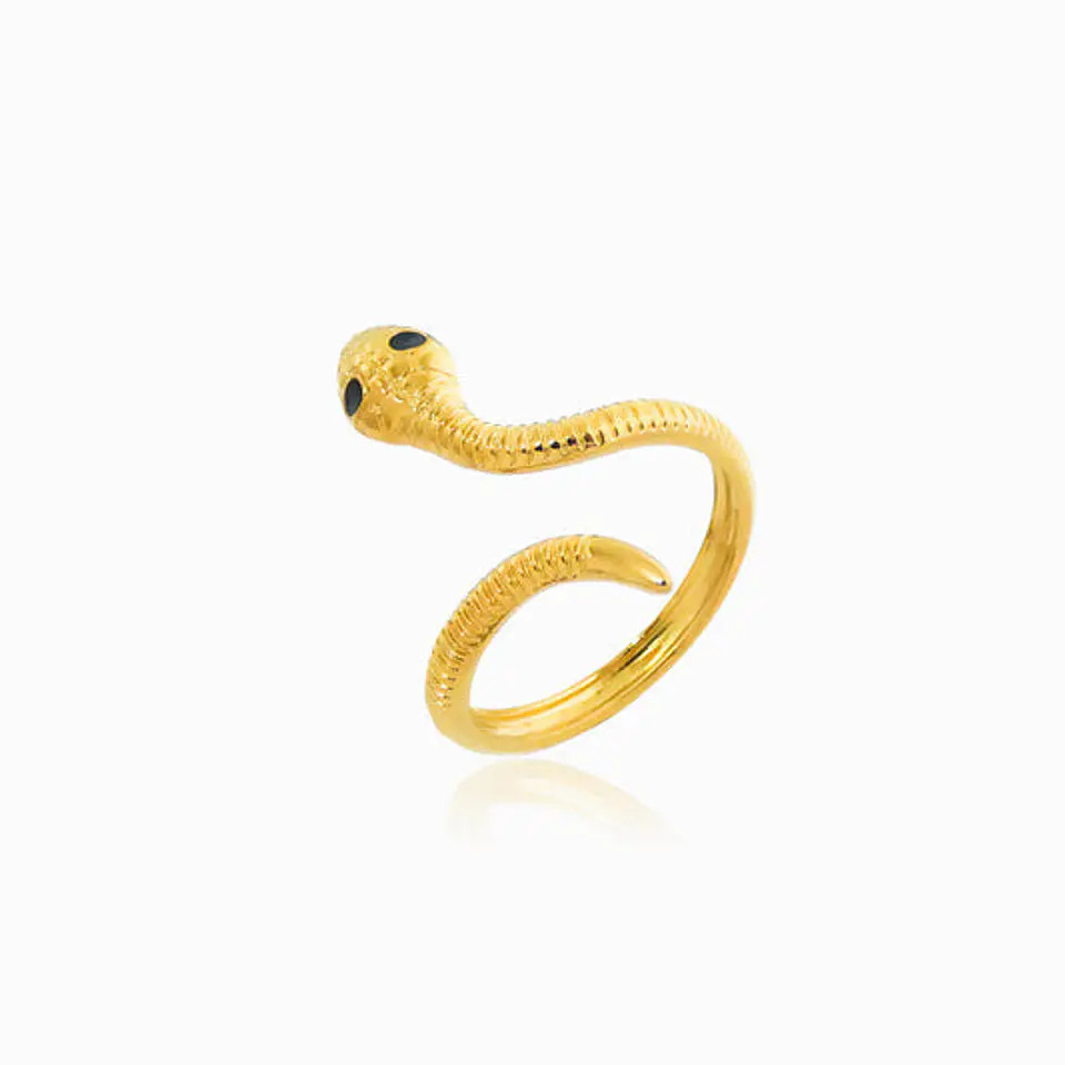 Bague Affirmée Serpent – Acier Inoxydable 1