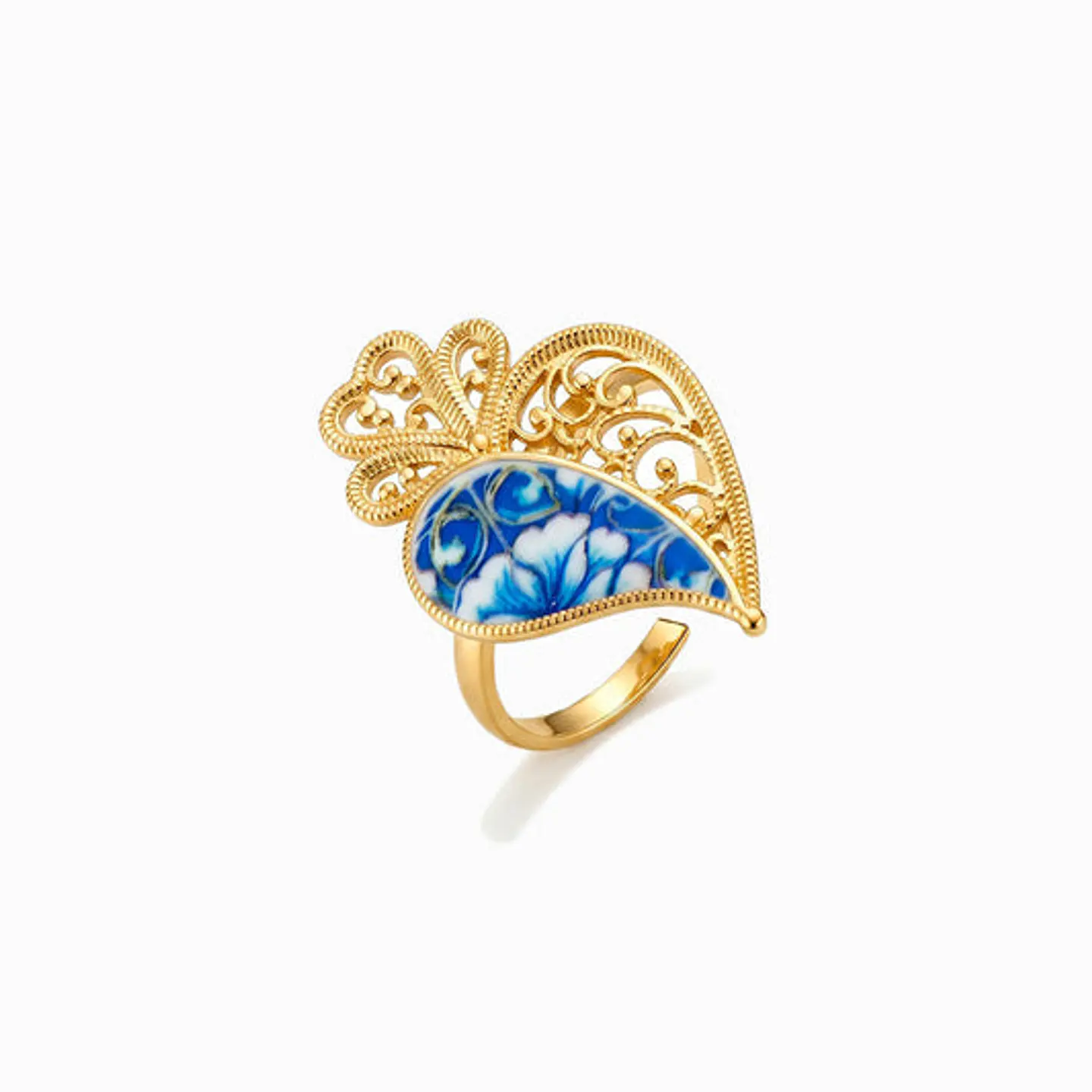 Bague Cœur de Viana Belle en Acier Inoxydable 1