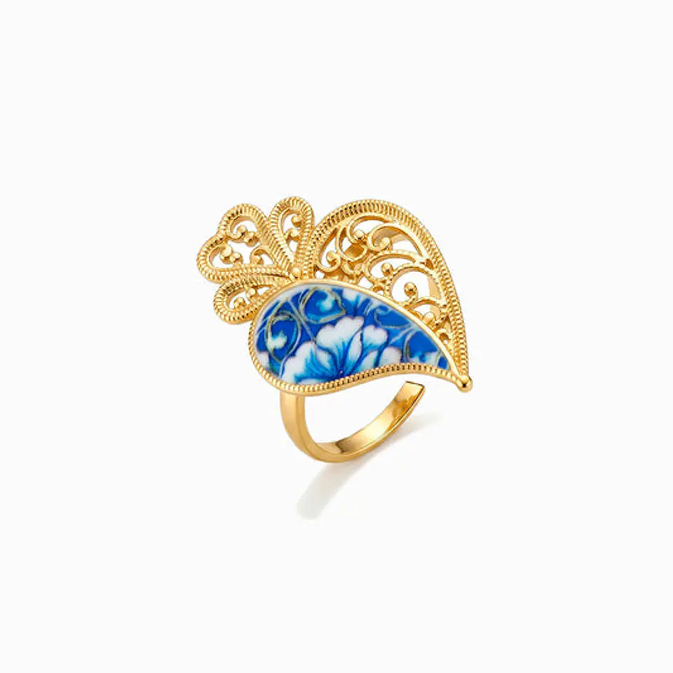 Bague Cœur de Viana Belle en Acier Inoxydable 1