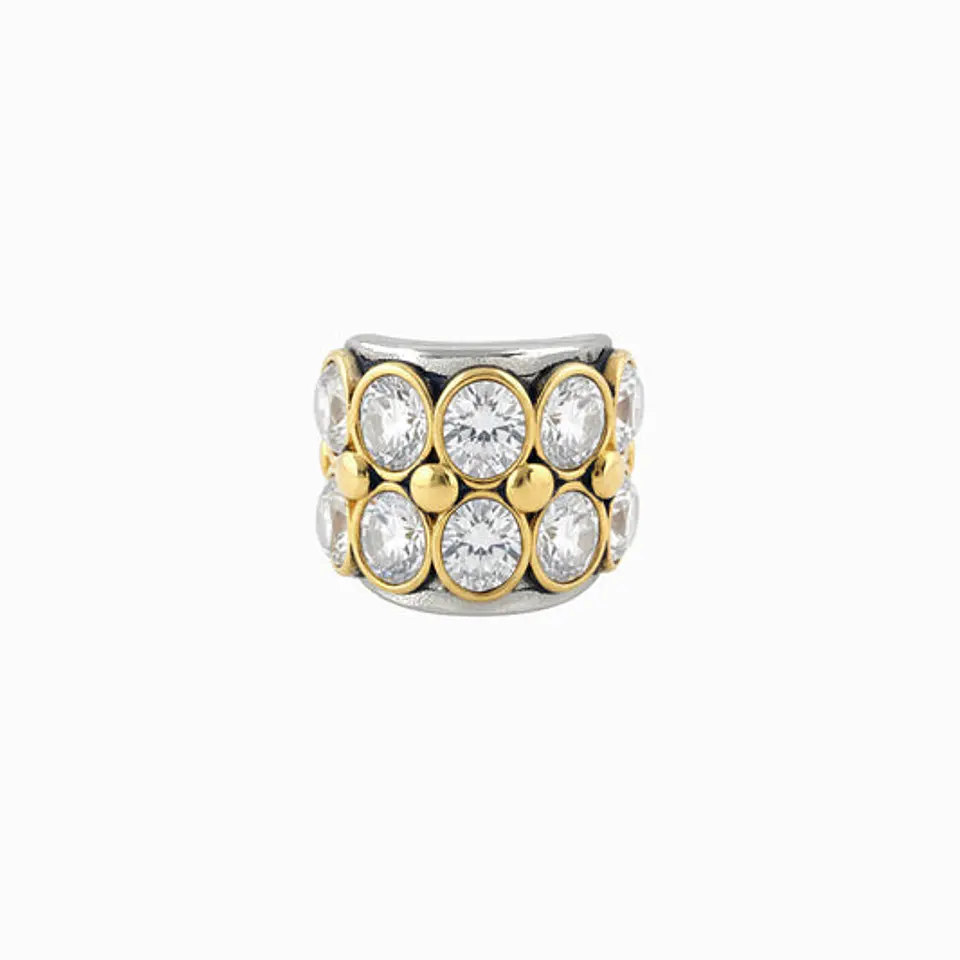 Bague Affirmée Géométrique – Acier Inoxydable 1