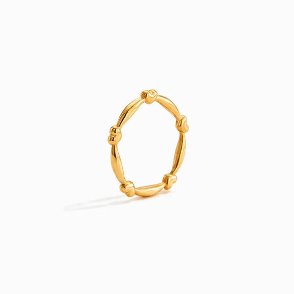 Bague Épurée Géométrique – Acier Inoxydable 17.3mm 1