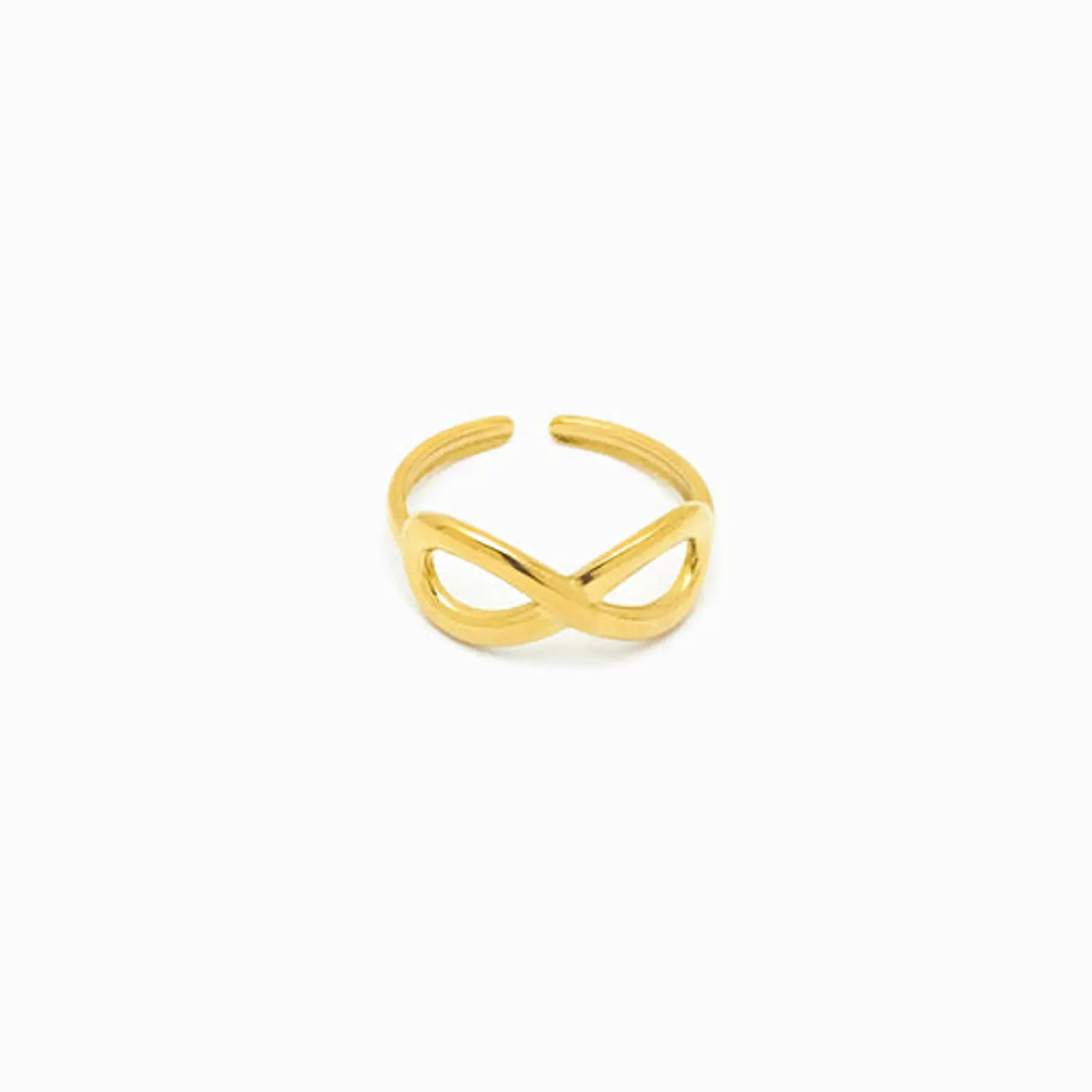 Bague Simple en Acier Inoxydable, Élégante 1