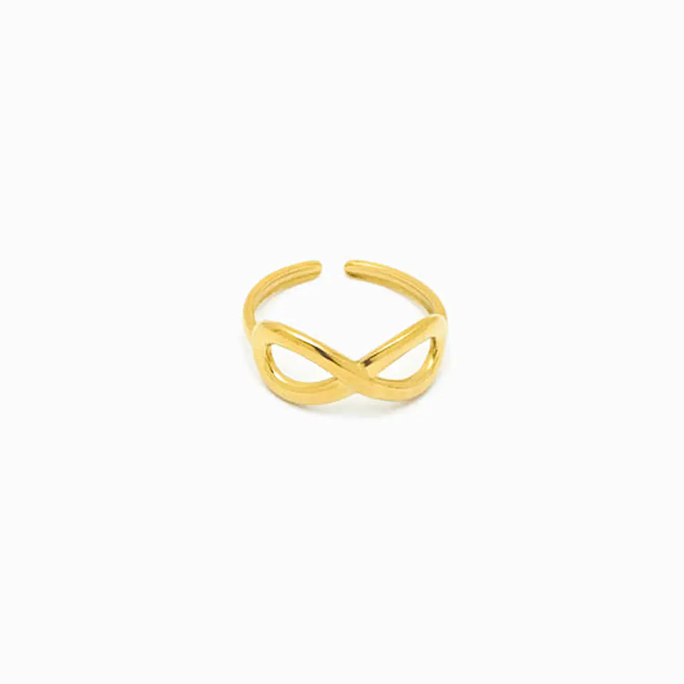 Bague Simple en Acier Inoxydable, Élégante 1