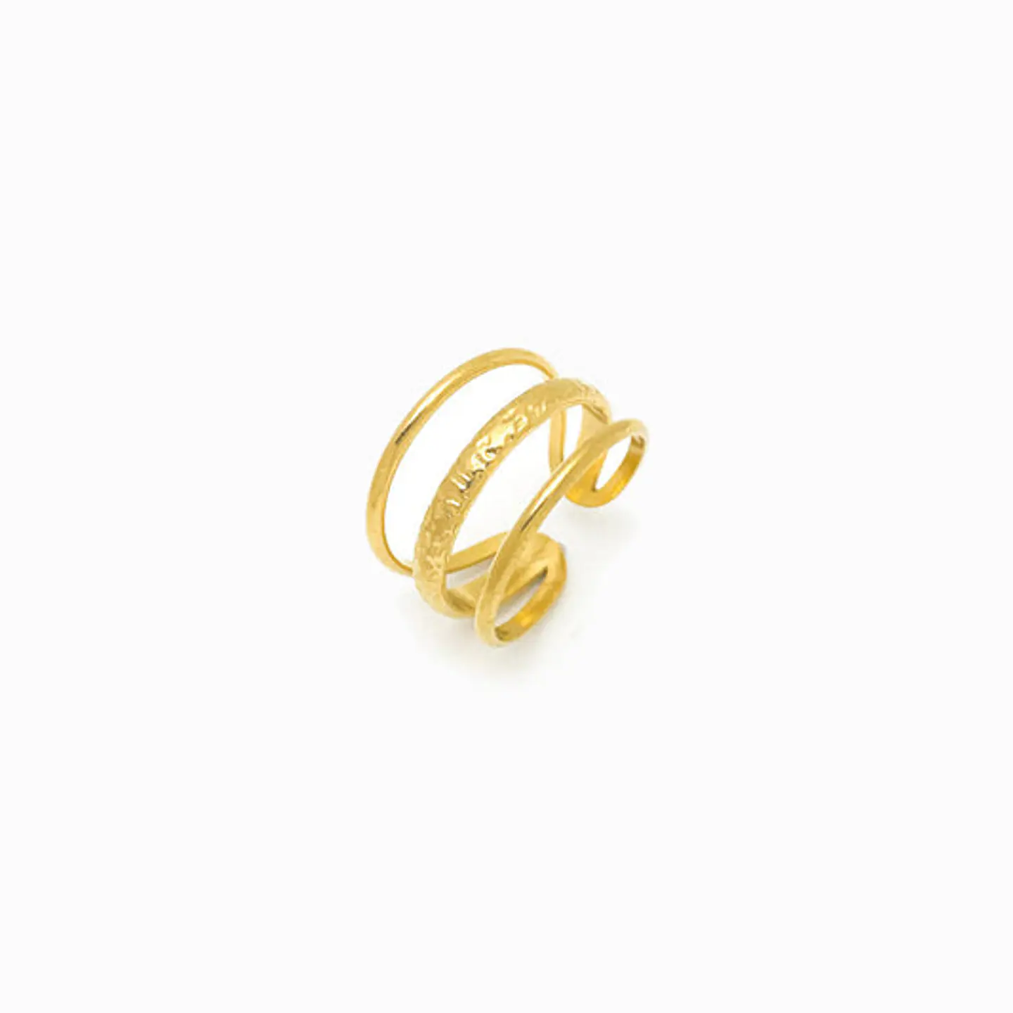 Bague Chic en Acier Inoxydable – Simple 1