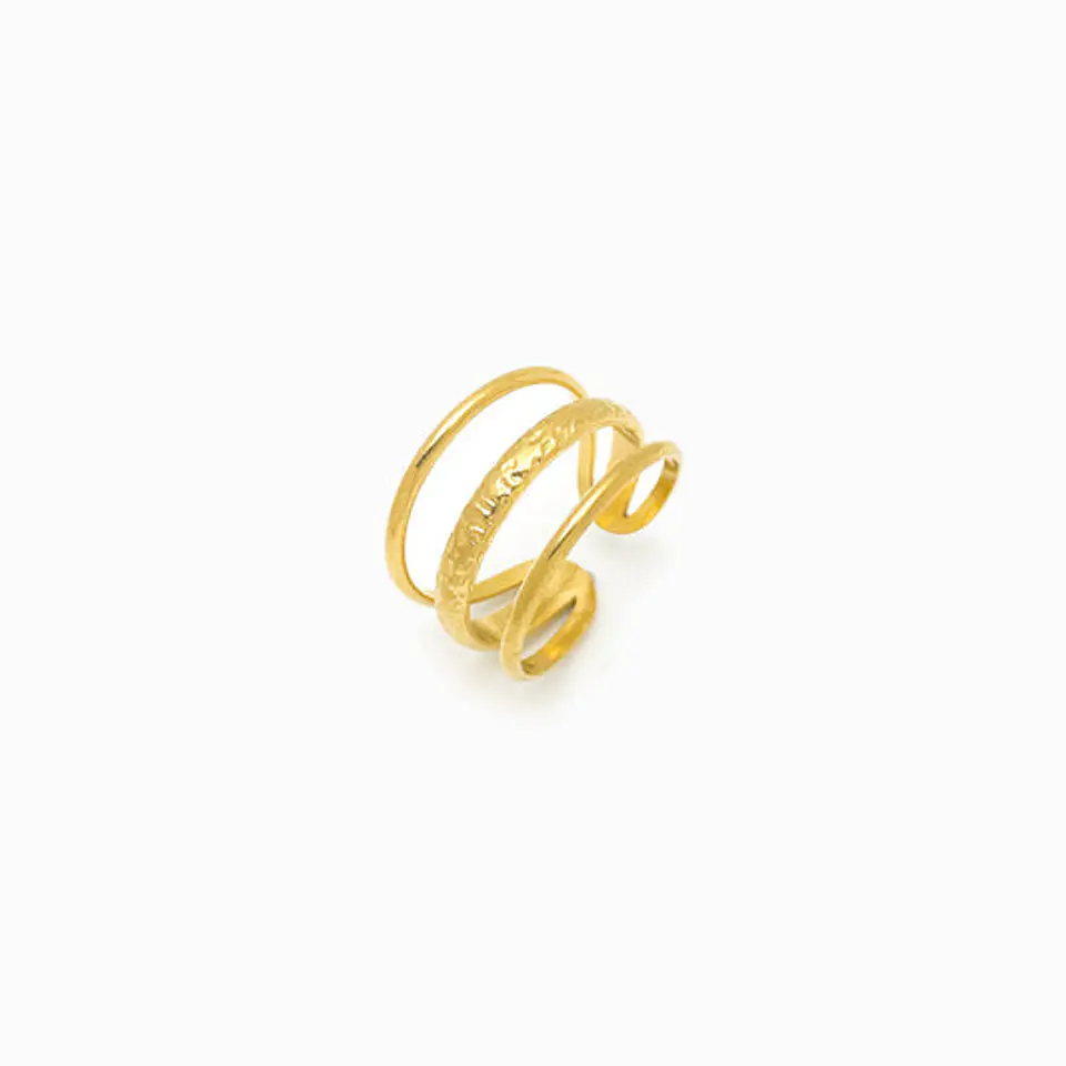 Bague Chic en Acier Inoxydable – Simple 1
