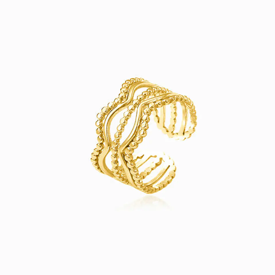 Bague Affirmée Simple – Acier Inoxydable 1