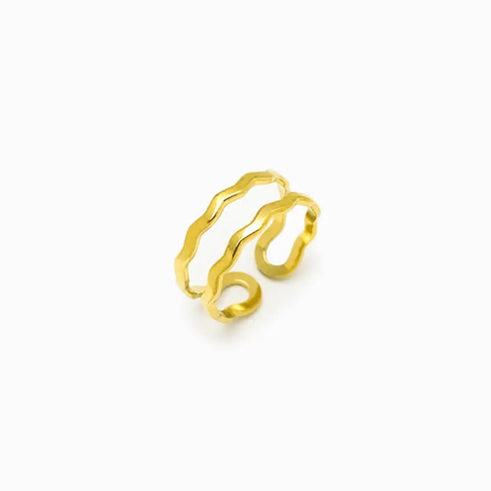 Bague Simple en Acier Inoxydable, Intemporelle 1