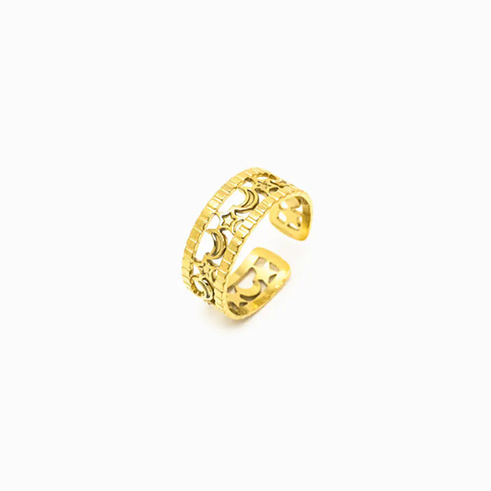 Bague Simple Fine en Acier Inoxydable 1