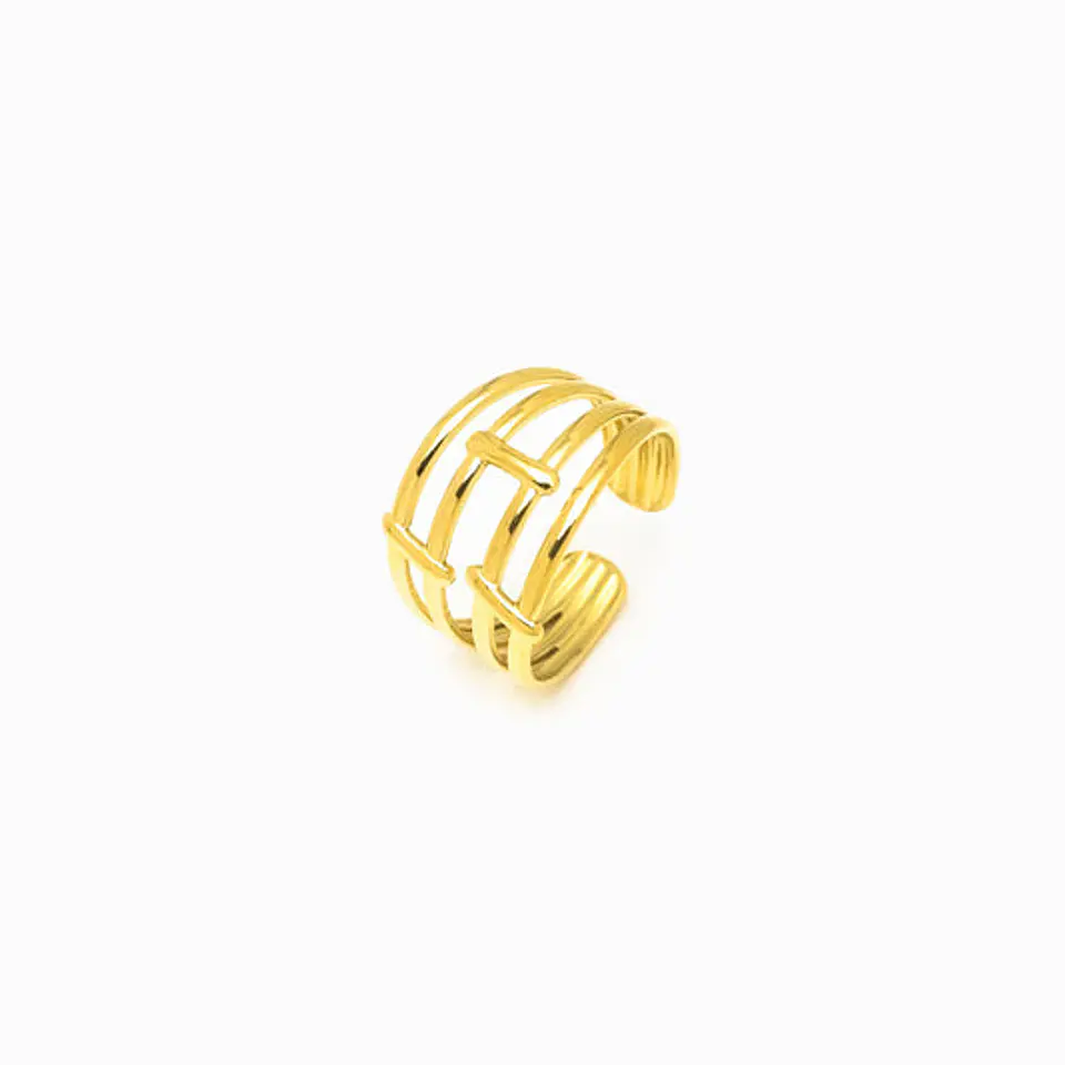 Bague Épurée Simple – Acier Inoxydable 1