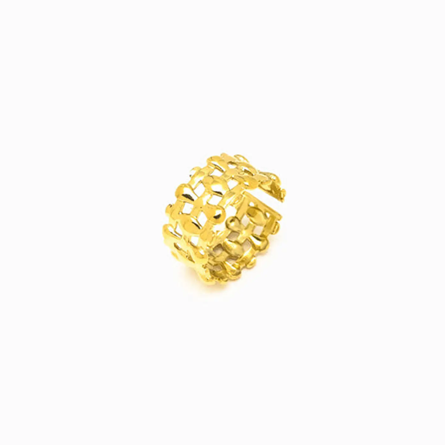 Bague Simple en Acier Inoxydable, Polie 1