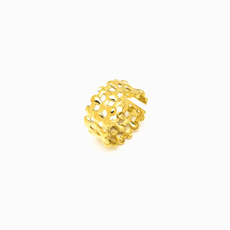 Bague Simple en Acier Inoxydable, Polie 1