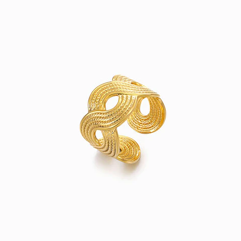 Bague Mate en Acier Inoxydable – Simple