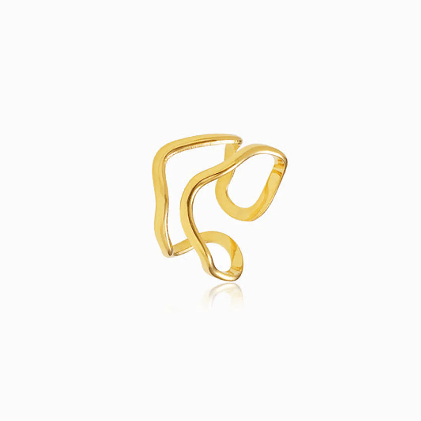 Bague Simple Brillante en Acier Inoxydable 1