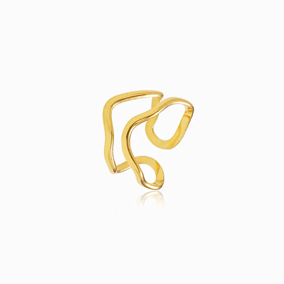 Bague Simple Brillante en Acier Inoxydable 1