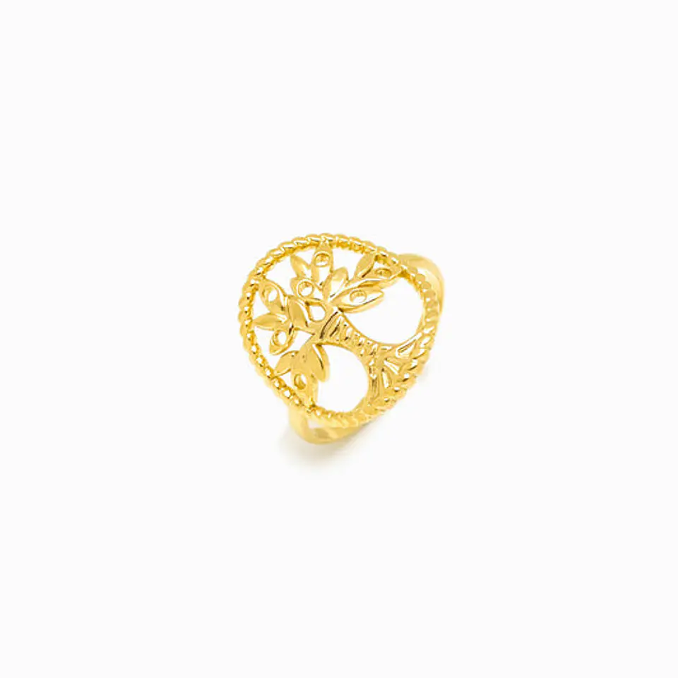Bague Arbre de Vie Belle en Acier Inoxydable 1