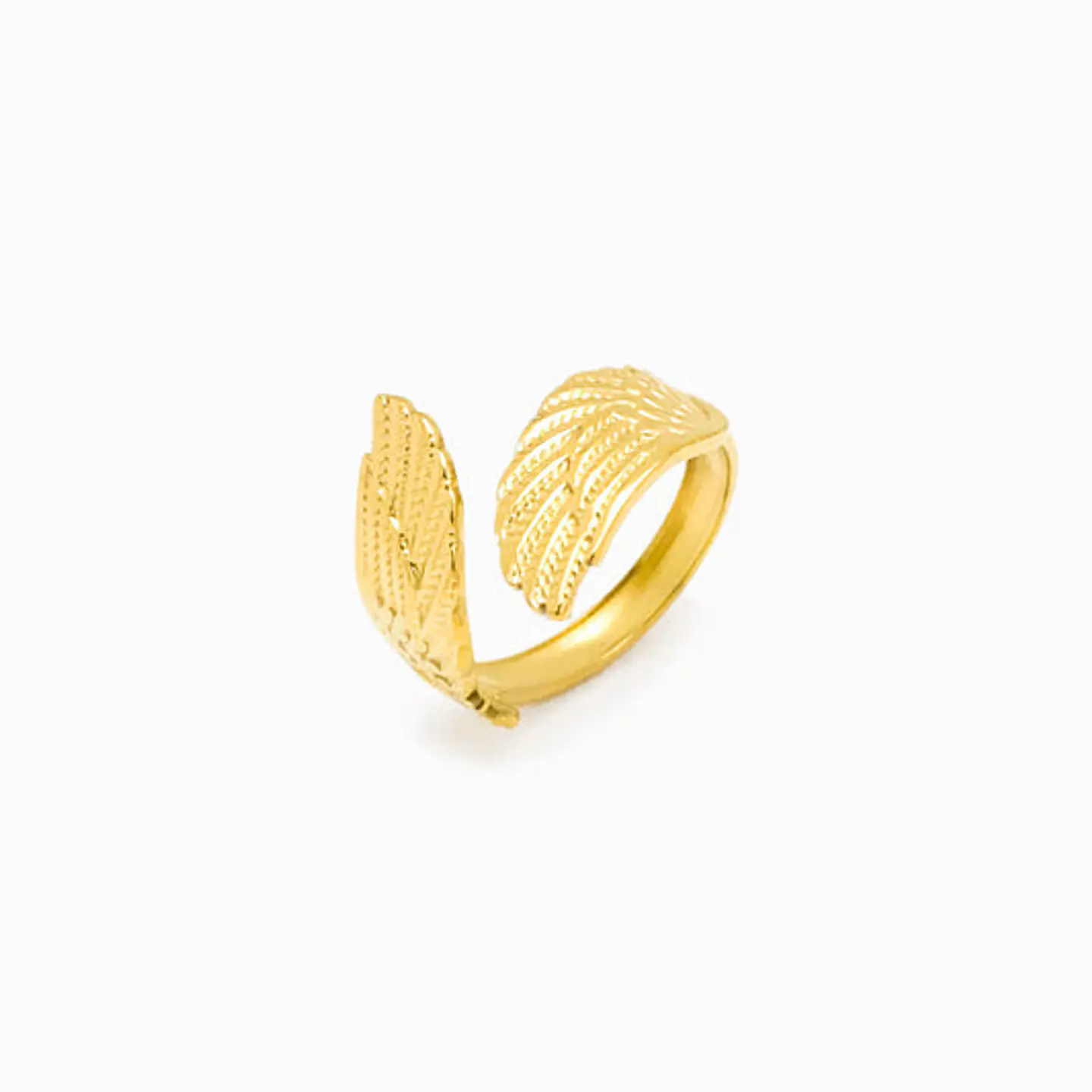 Bague Ailes d'Ange Belle en Acier Inoxydable 1